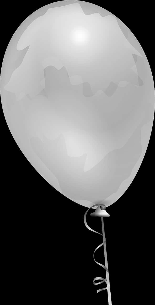 White Balloon Transparent Background