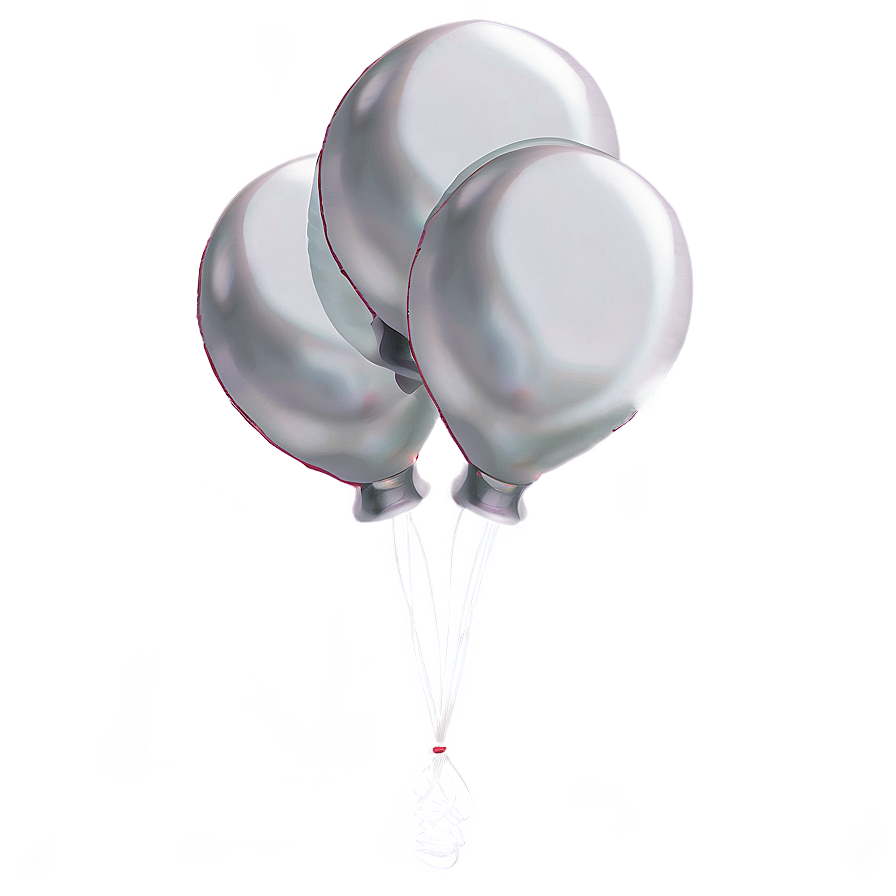 White Balloons Png Dtj96