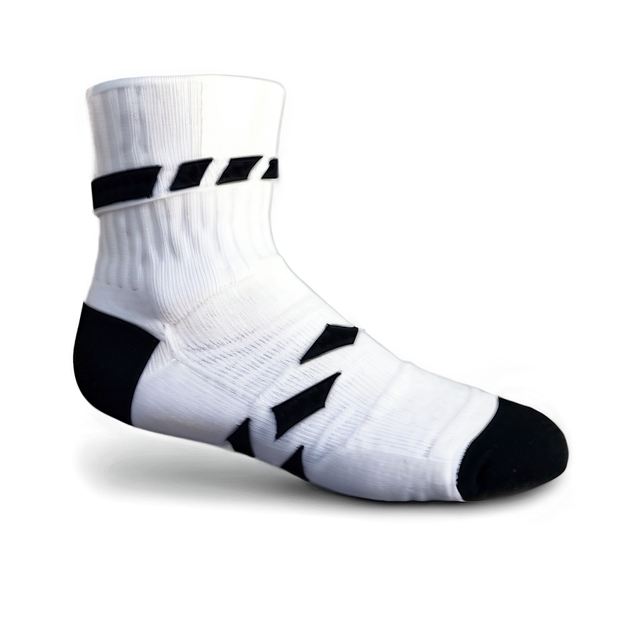 White Basketball Socks Png Wdc36