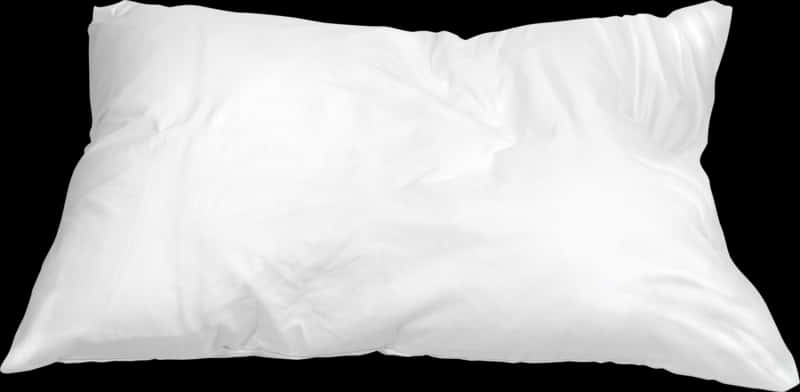 White Bed Pillow Isolated