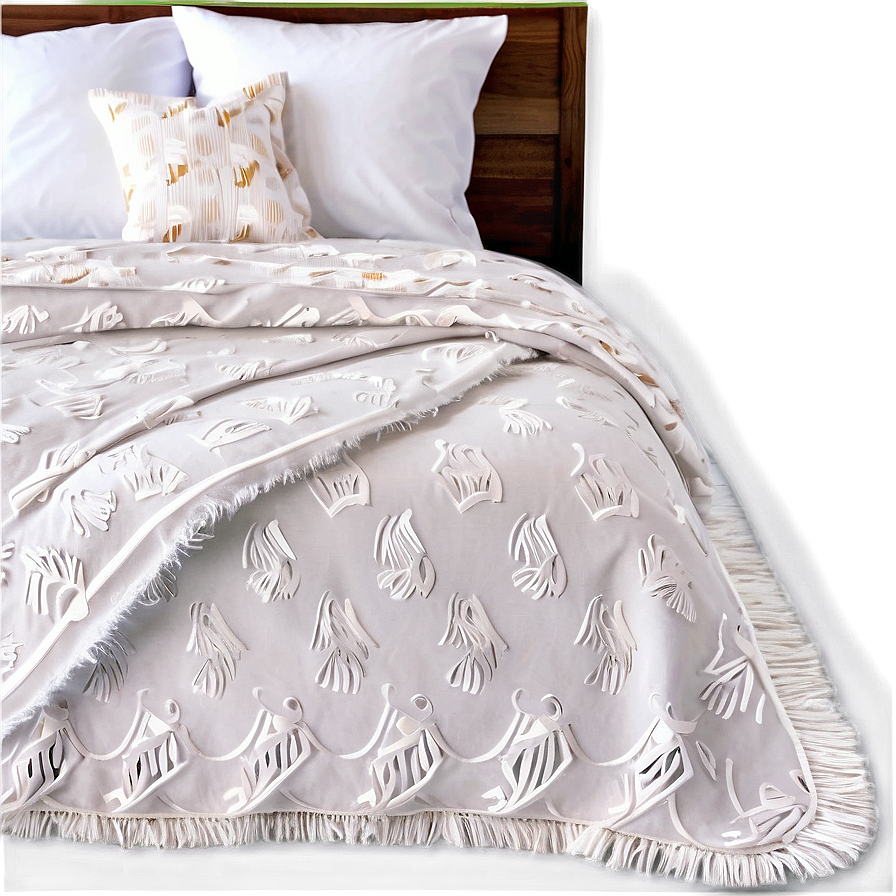 White Bedroom Blanket Png 06282024