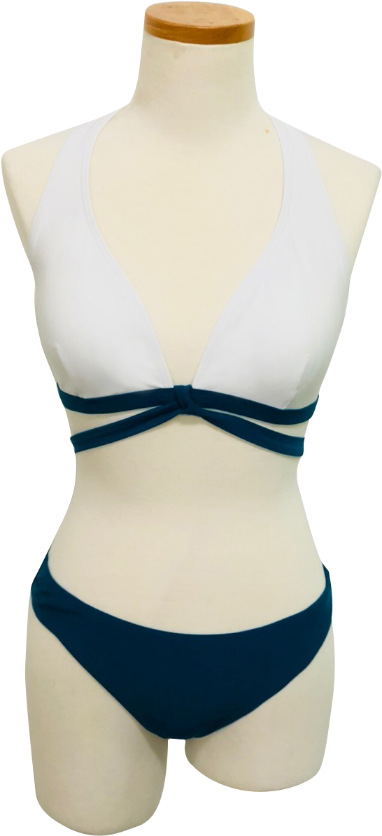 White Blue Bikini Mannequin