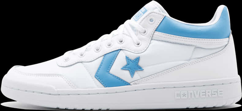 White Blue Converse Sneaker