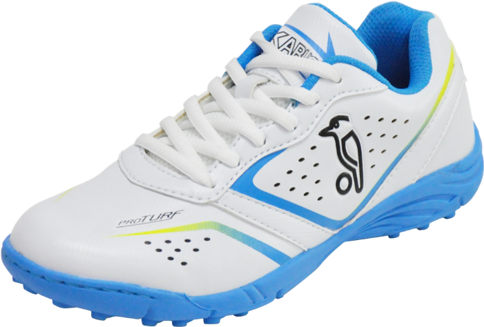 White Blue Sports Shoe