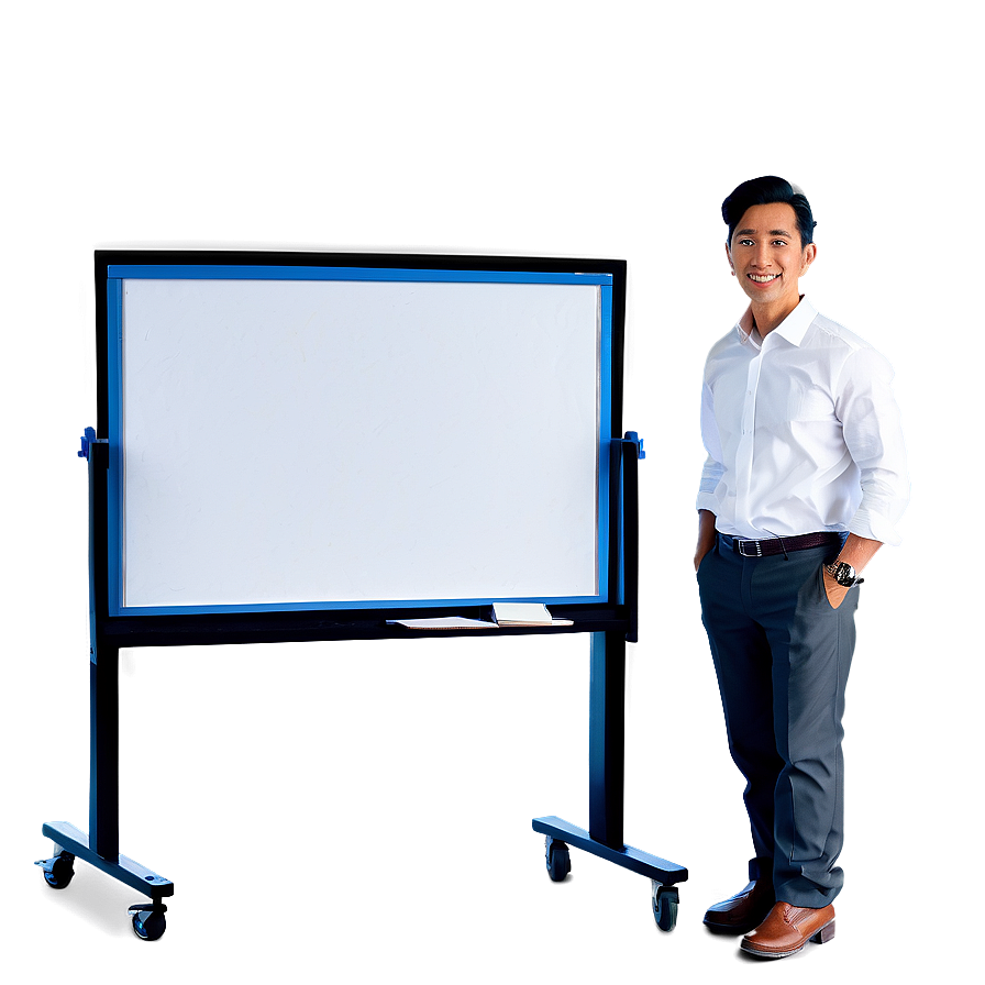 White Board With Stand Png 27