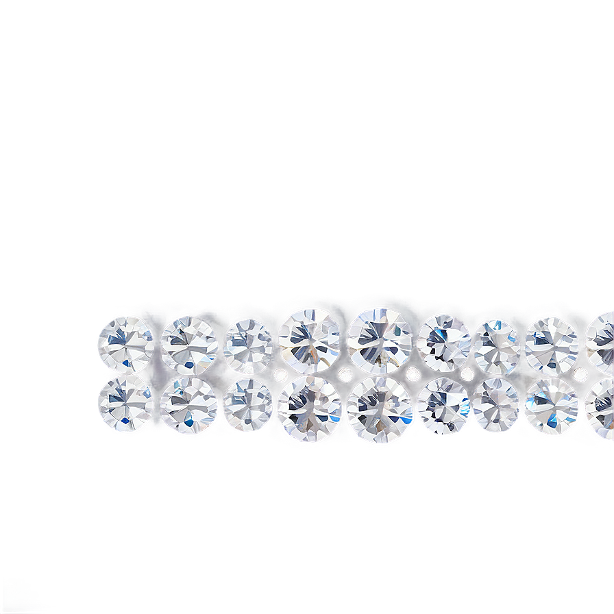 White Border With Diamonds Png 05252024