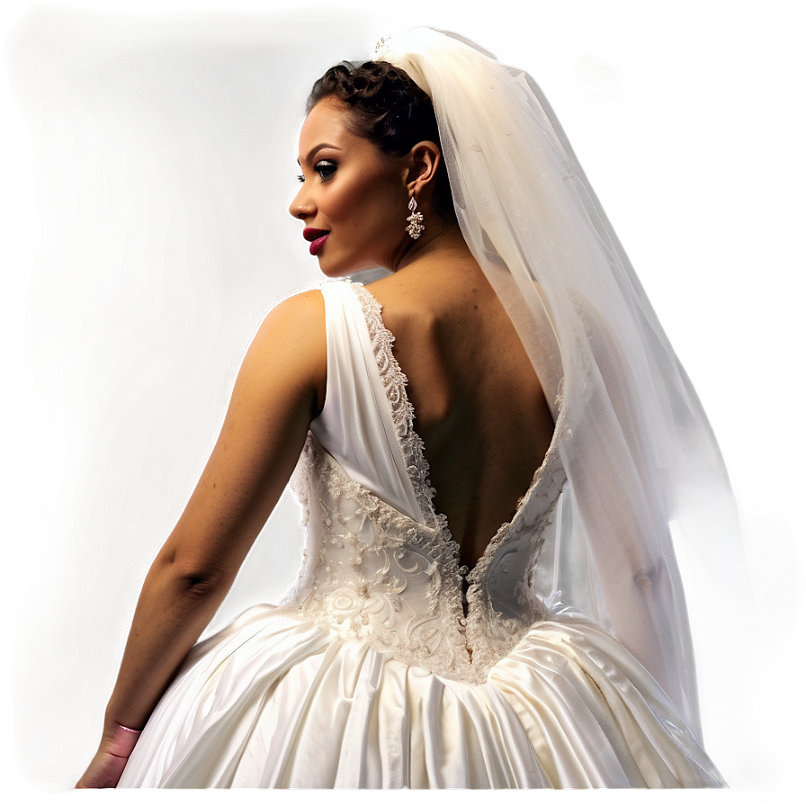 White Bridal Dress Dream Png 17