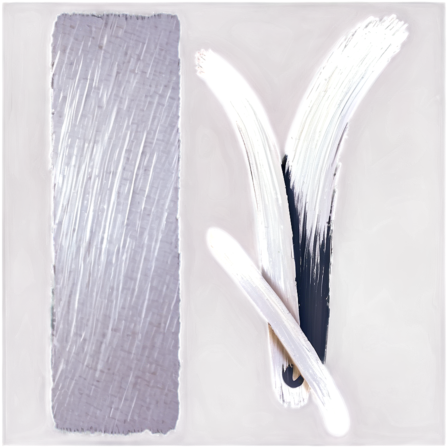 White Brush Stroke For Crafting Png 06262024