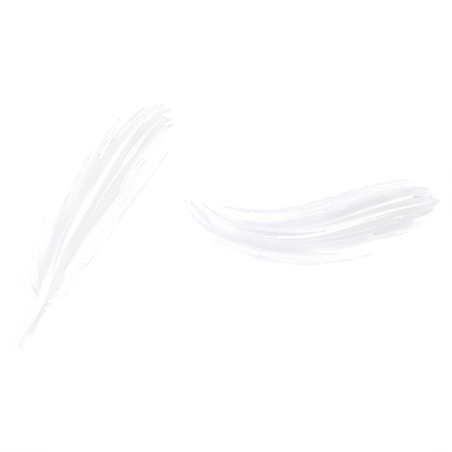 White Brush Stroke For Logos Png Knj