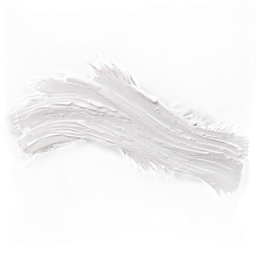 White Brush Stroke For Textures Png 06262024