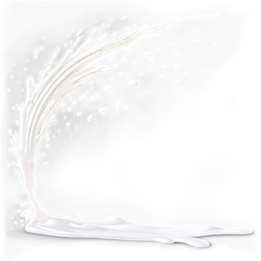 White Brush Stroke Splash Png 29