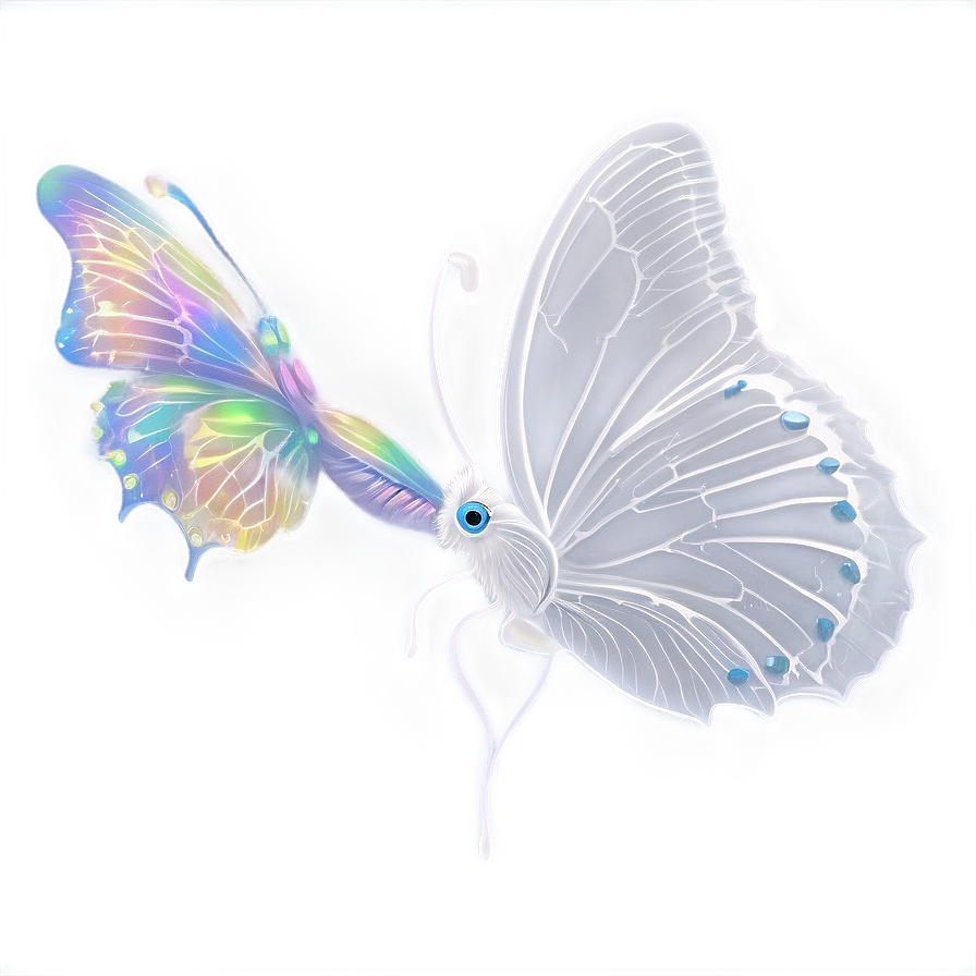 White Butterfly With Transparent Background Png Rmq