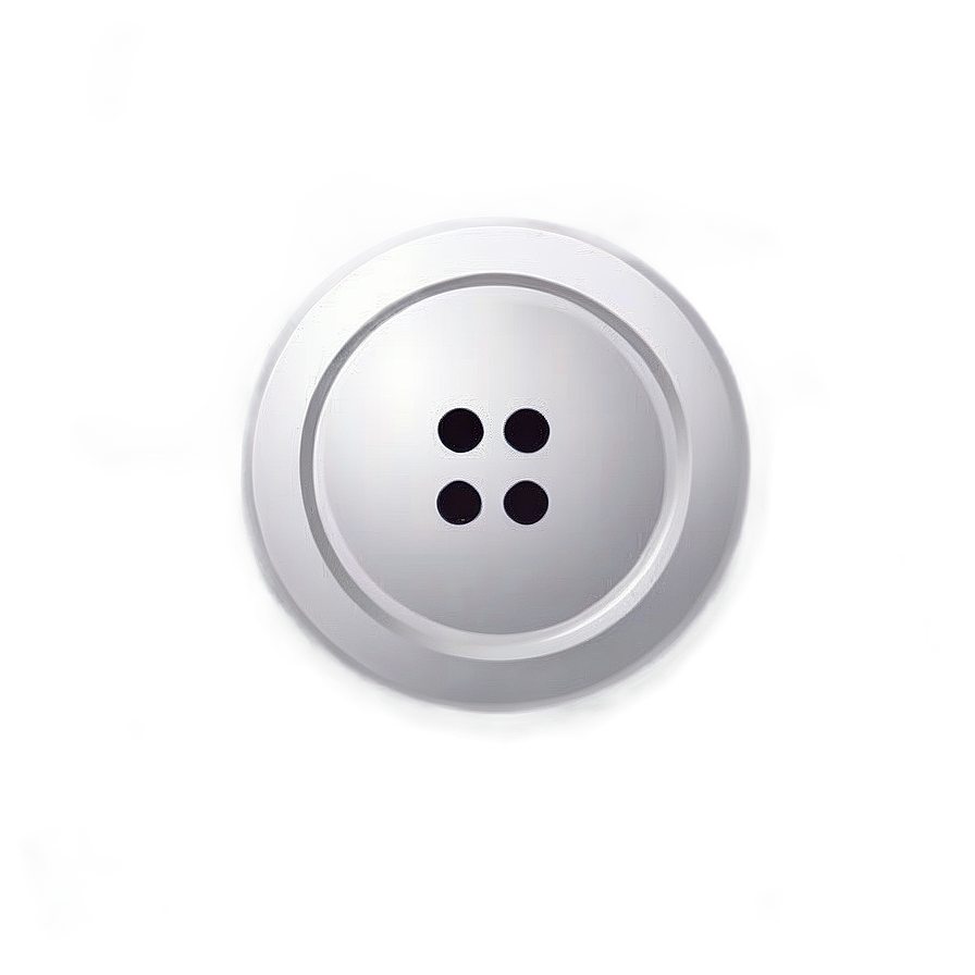 White Button Illustration Png 40