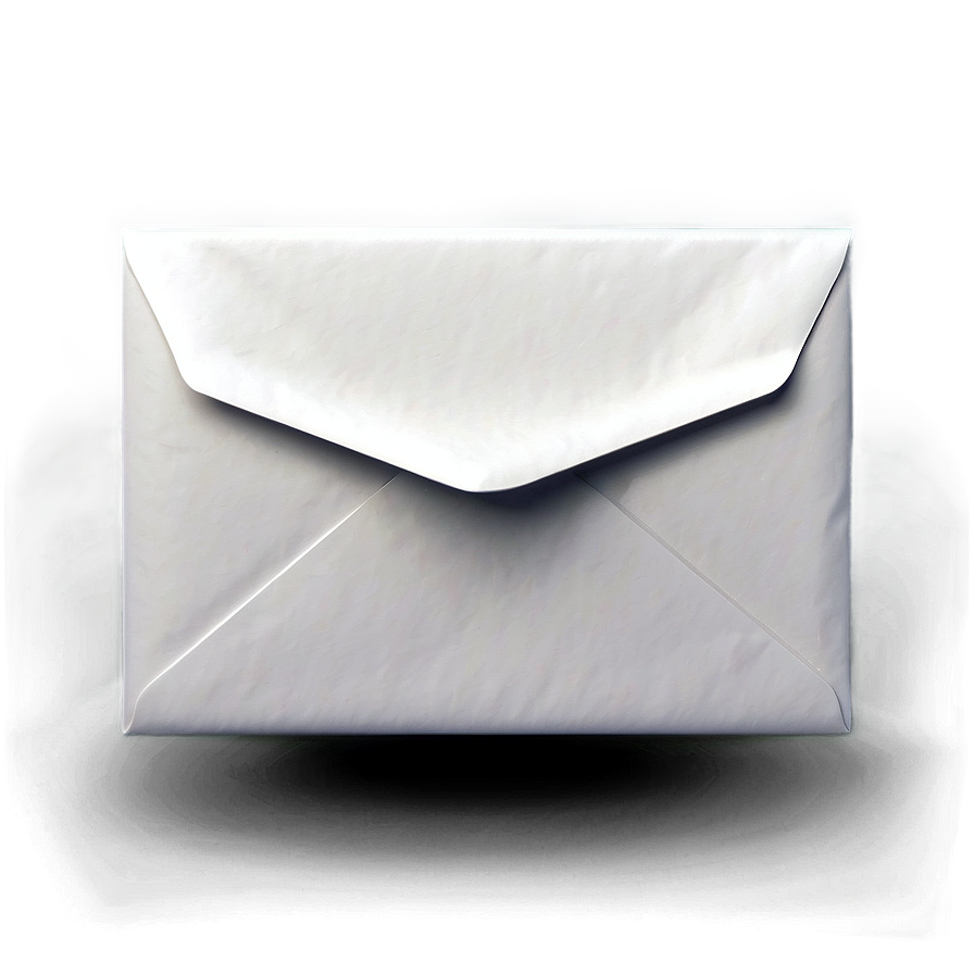 White C6 Envelope Png 32