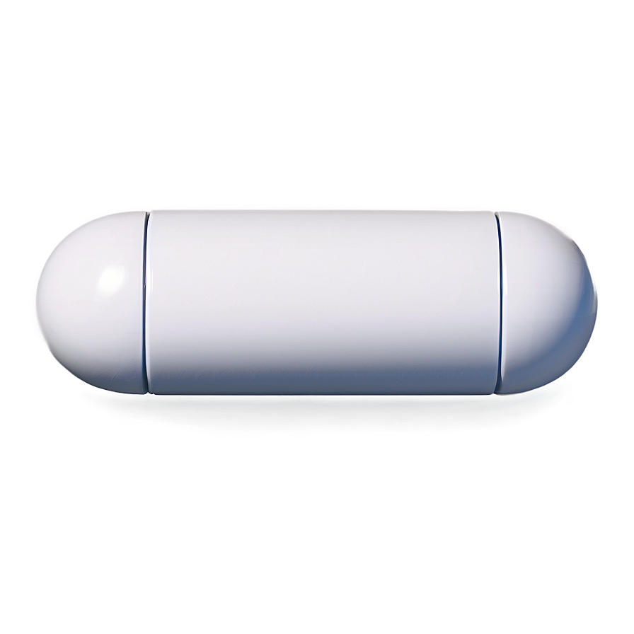 White Capsule 3d Model Png Pap77