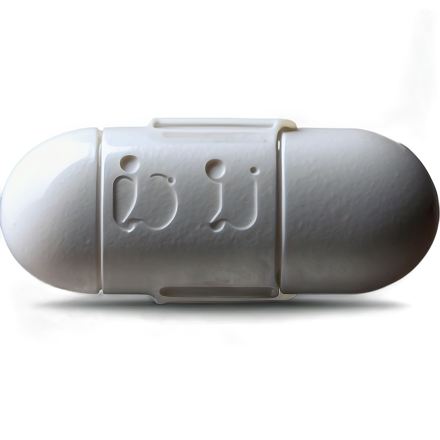 White Capsule Clip Art Png 06282024