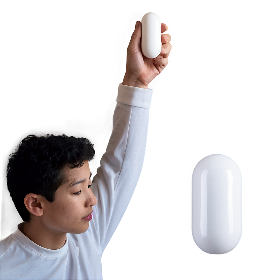 White Capsule In Hand Png 62