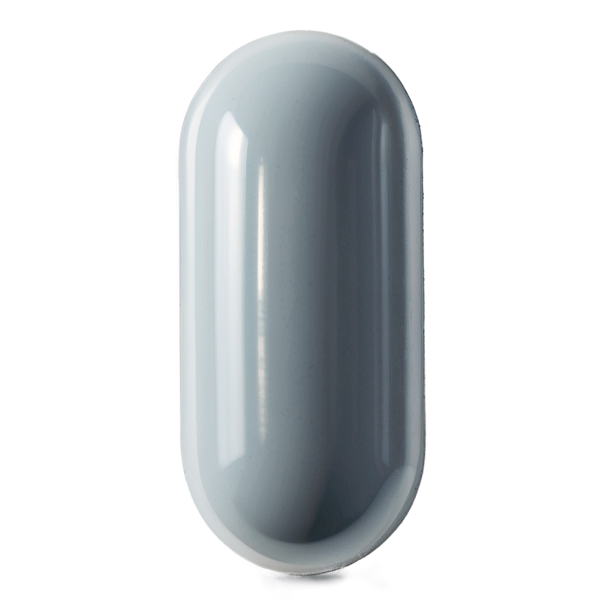 White Capsule On White Background Png 32