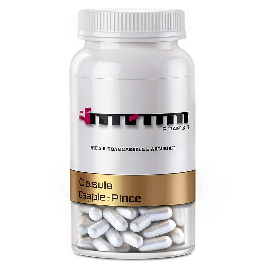 White Capsule Pile Png 75