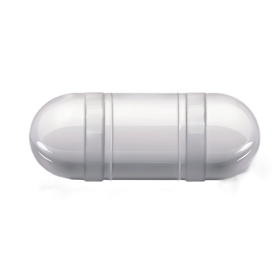 White Capsule Vector Png 7