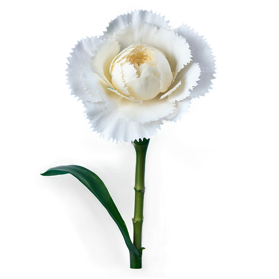 White Carnation Flower Png 05242024