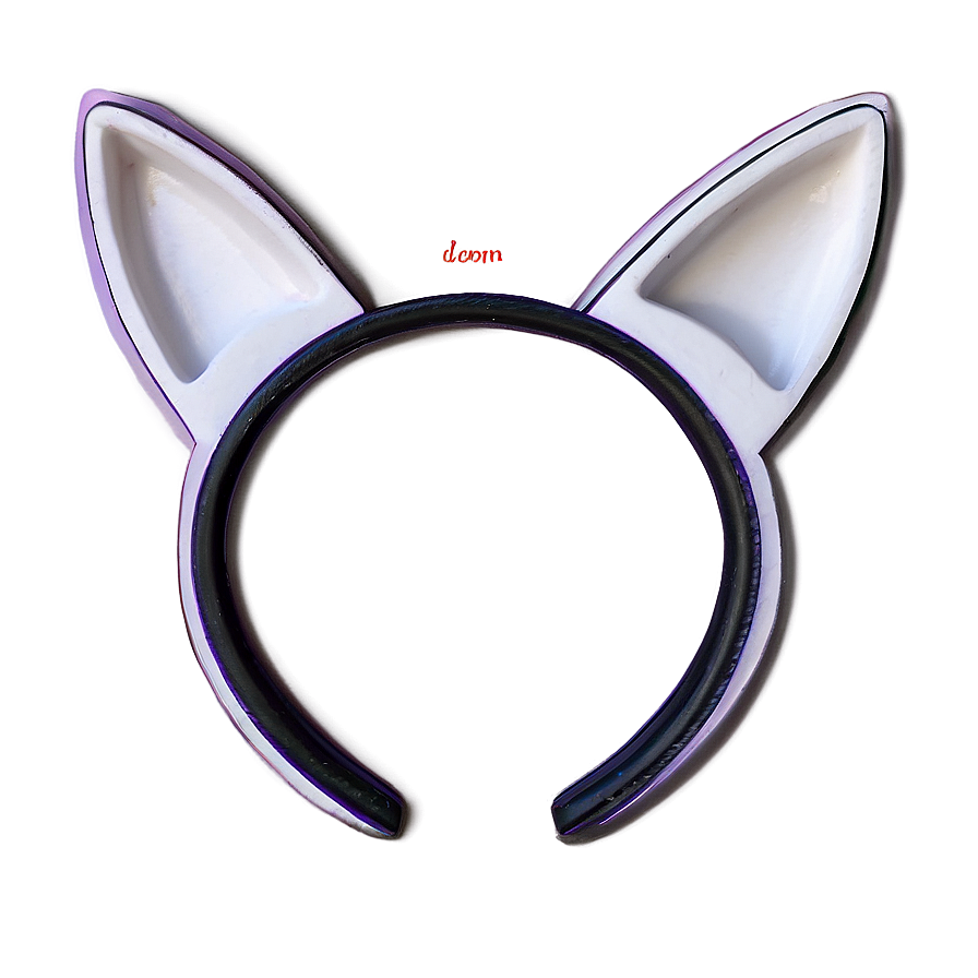 White Cat Ears Drawing Png 05042024