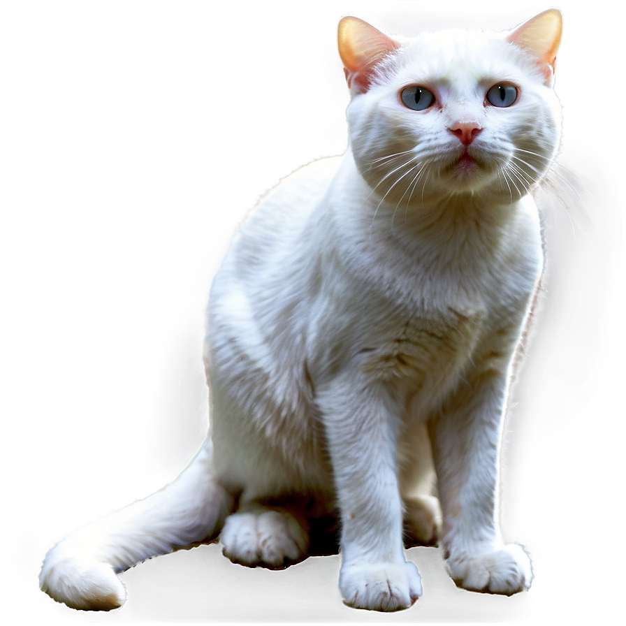 White Cat Png 05252024