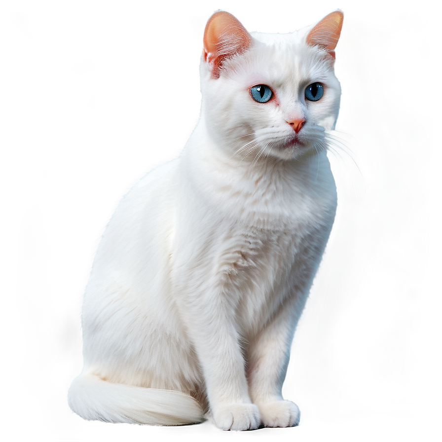 White Cat Png 05252024