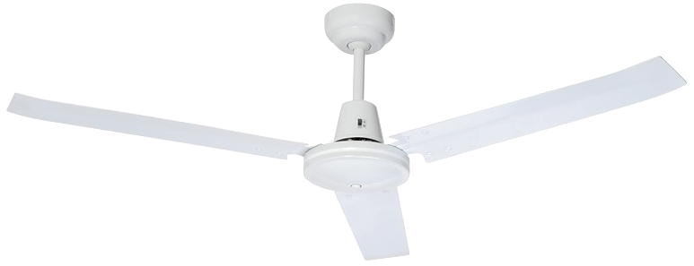 White Ceiling Fan Three Blades