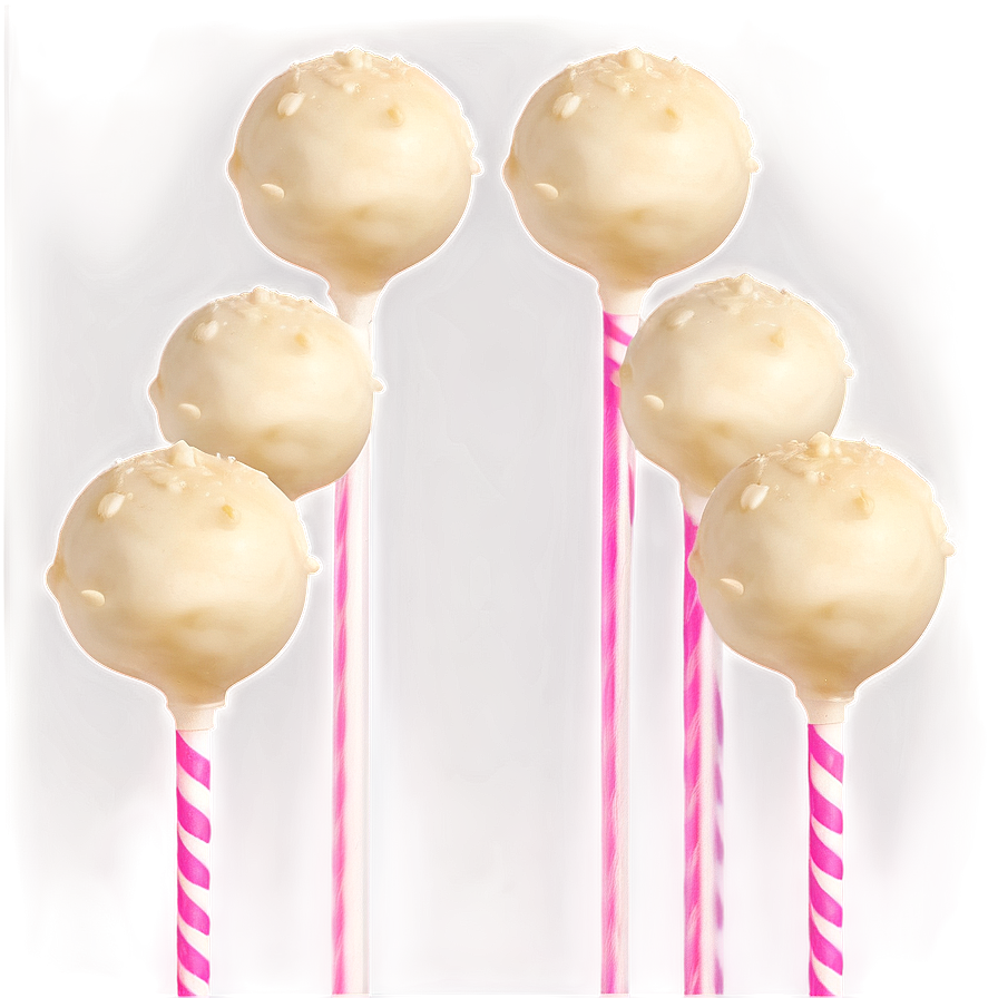 White Chocolate Cake Pops Png Jgb