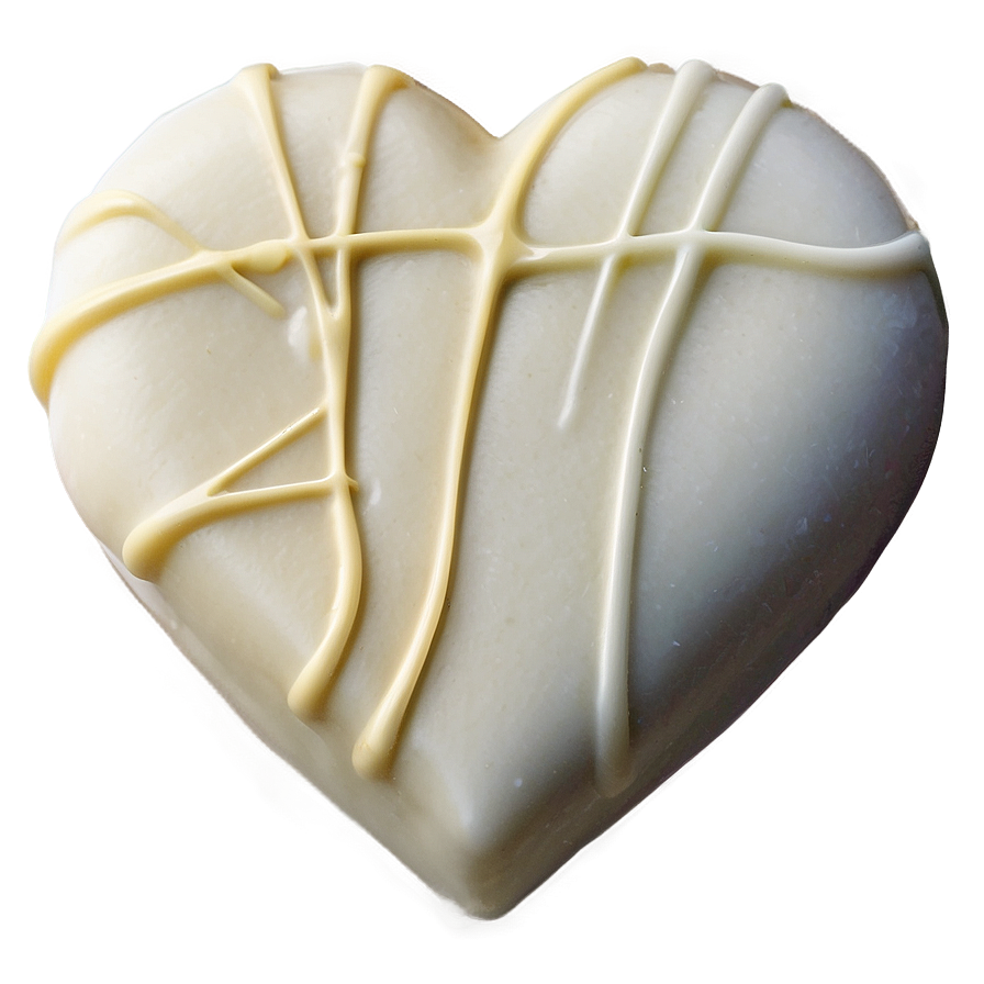 White Chocolate Heart Png Rhm