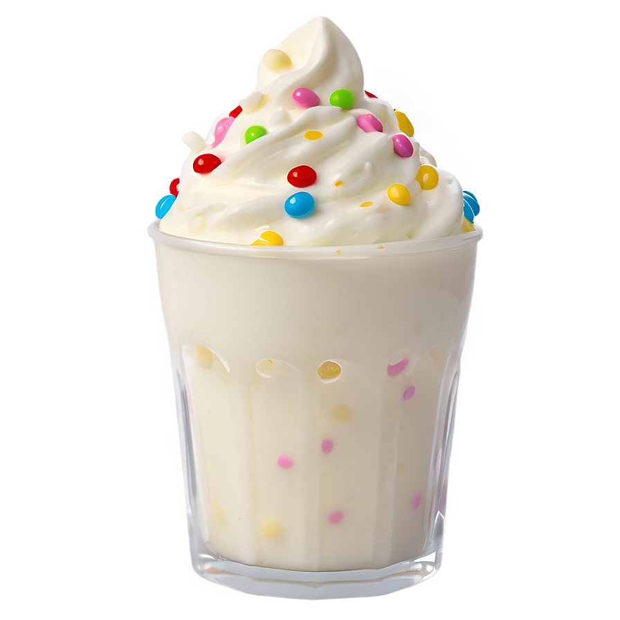 White Chocolate Milkshake Png Kue