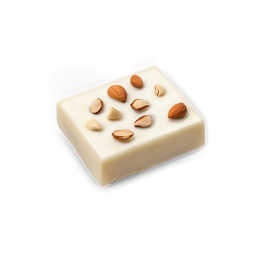 White Chocolate With Almonds Png 46