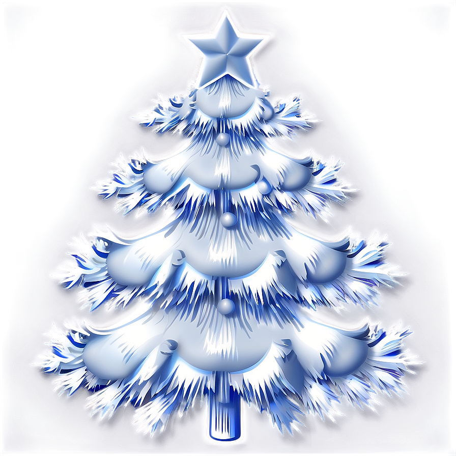 White Christmas Tree Png 38