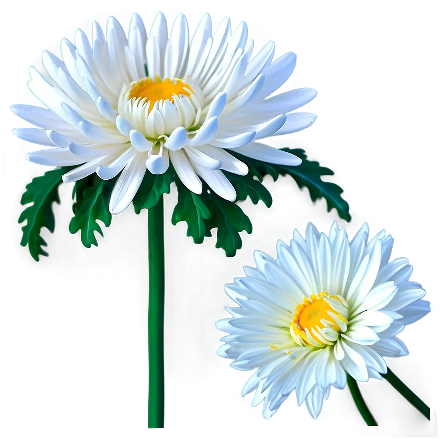 White Chrysanthemum Flower Png Uow79