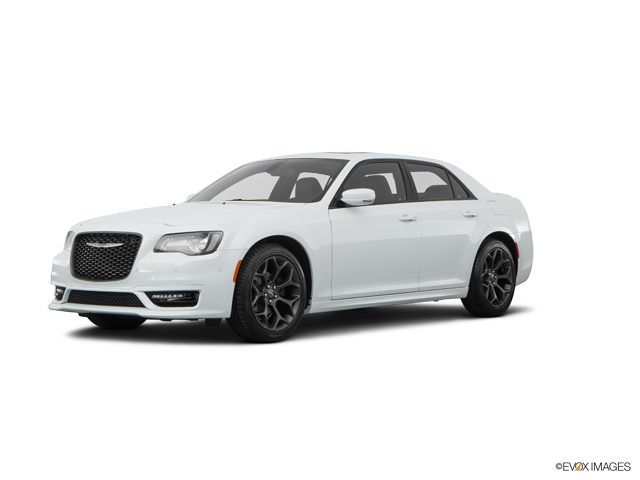 White Chrysler Sedan Profile