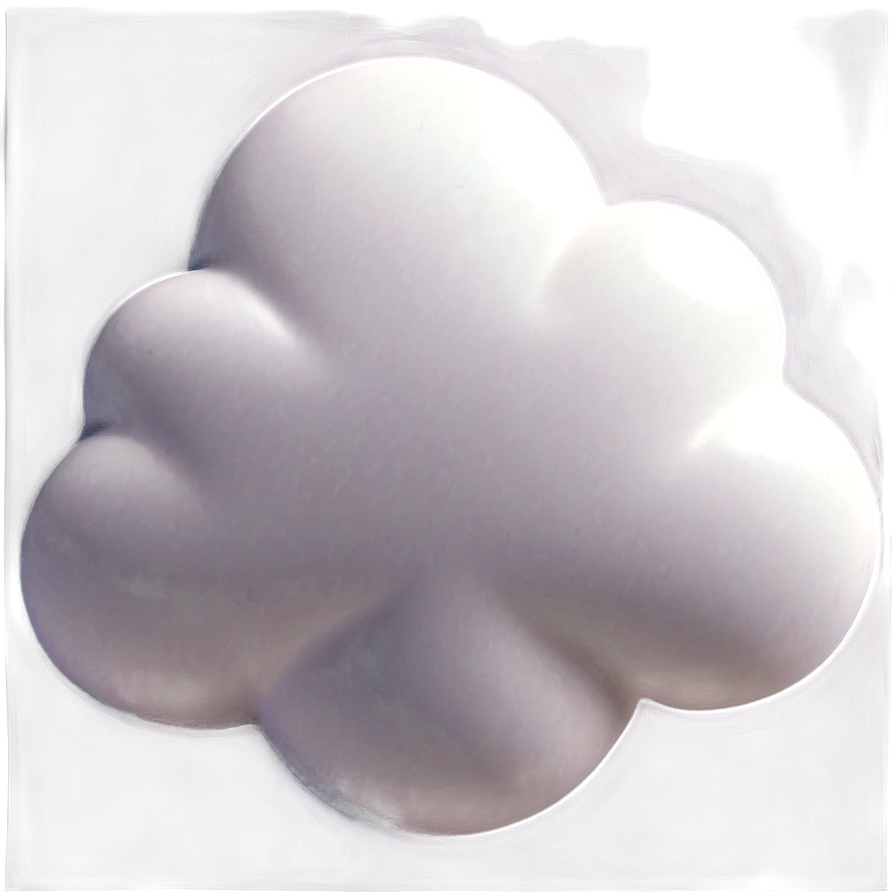 White Cloud Emoji Png Ngb