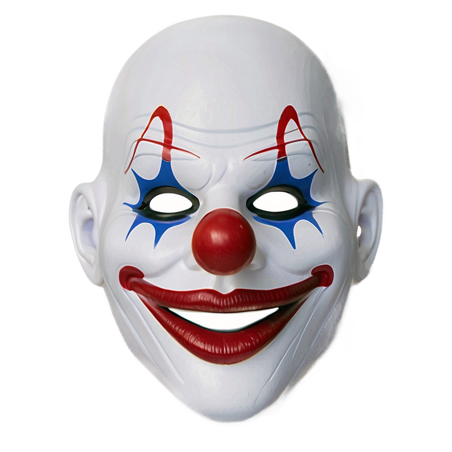 White Clown Mask Png 06272024