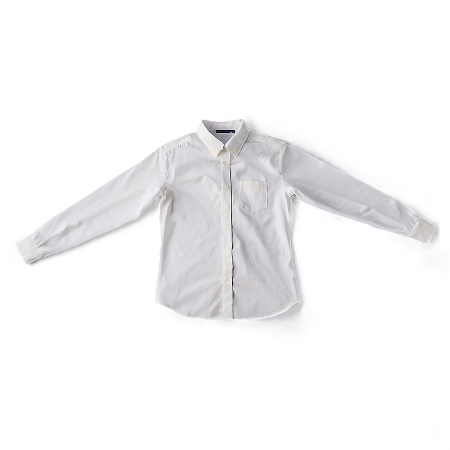 White Cotton Shirt Png Hti38