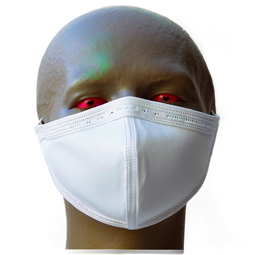 White Covid Mask Png 06122024