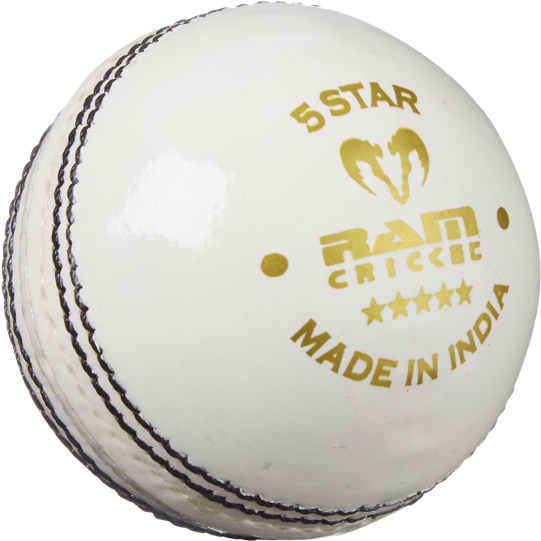 White Cricket Ball5 Star Brand