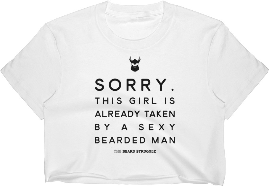 White Crop Top Bearded Man Message