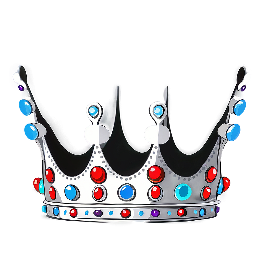 White Crown Cartoon Png Mbc