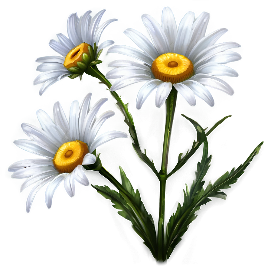 White Daisies Flowers Png 05242024