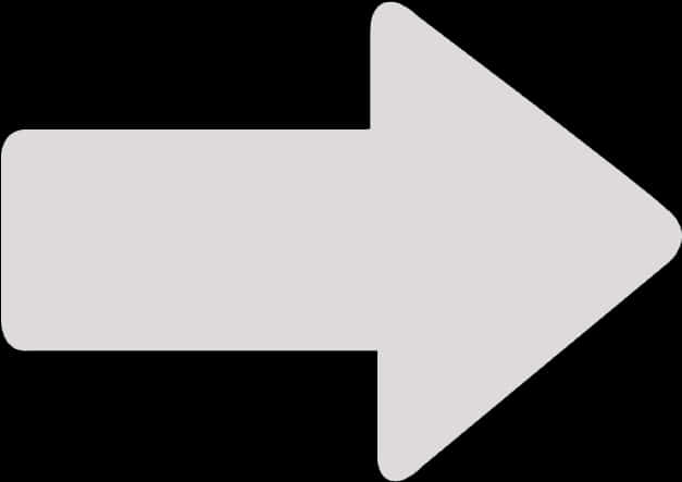 White Directional Arrow