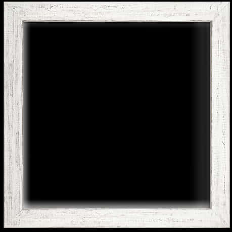 White Distressed Frameon Black Background