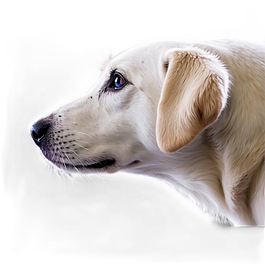 White Dog Nose Profile Png Jse59