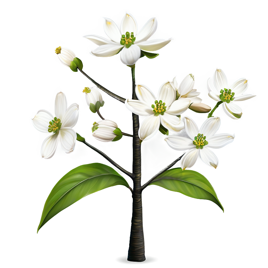 White Dogwood Tree Png 17