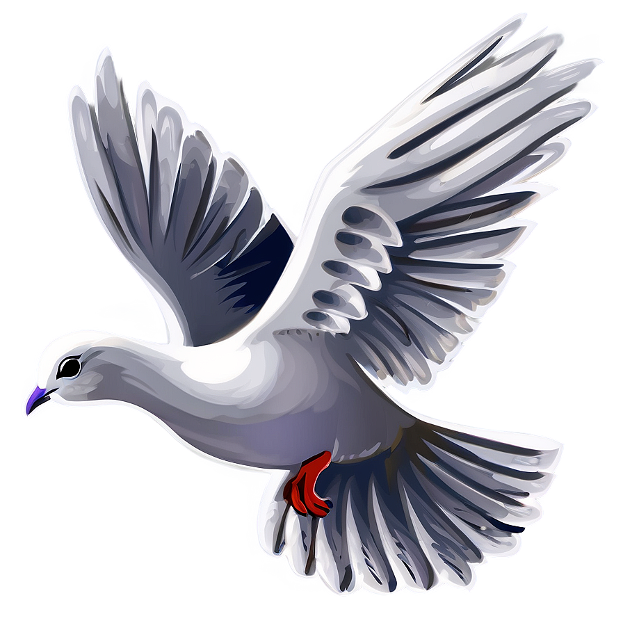 White Dove Clipart Png 06262024