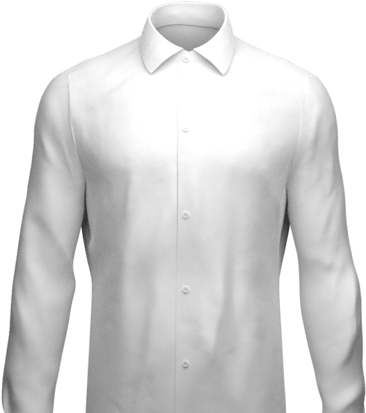 White Dress Shirt Product Display